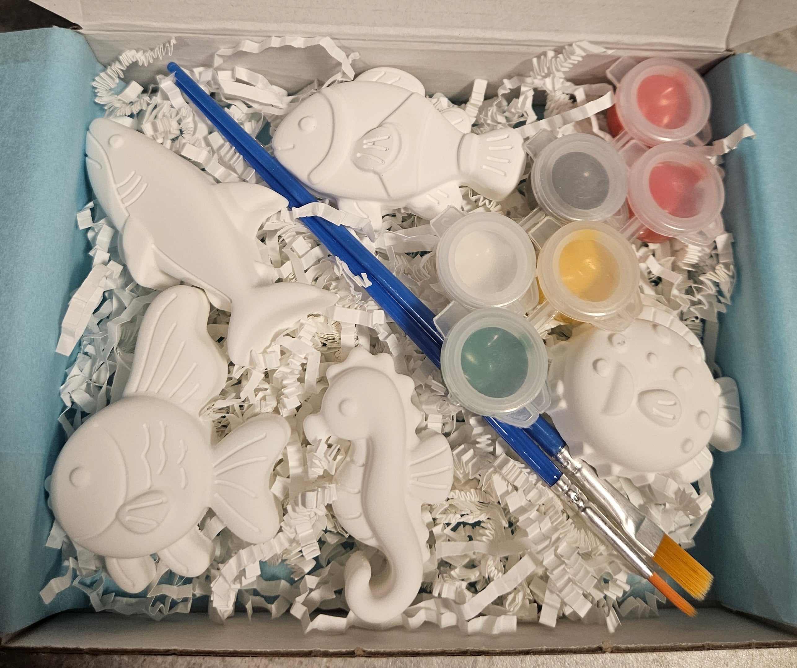 Sea Creature DIY Paint Magnet Kit