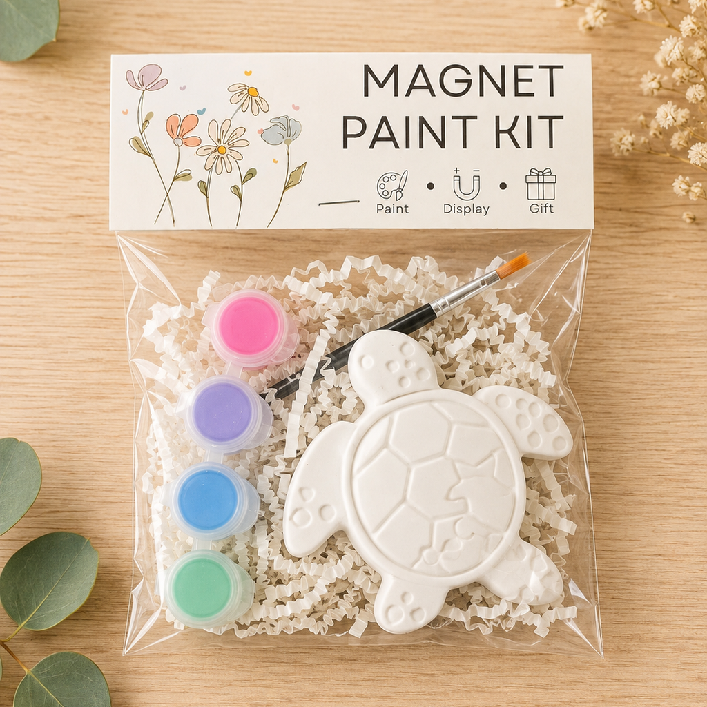 DIY Turtle Magnet Paint Kit