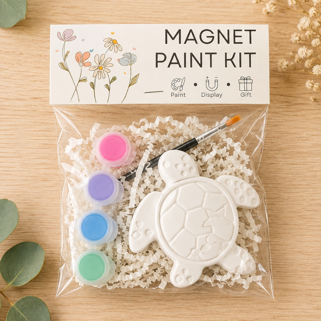 DIY Turtle Magnet Paint Kit